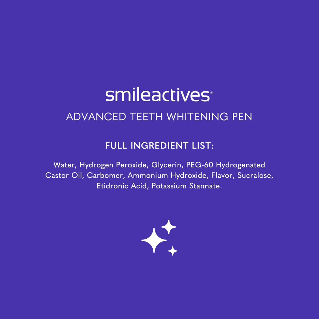 Smileactives Teeth Whitening Pen - Vanilla Mint, Fast Whitening (1 Pack)