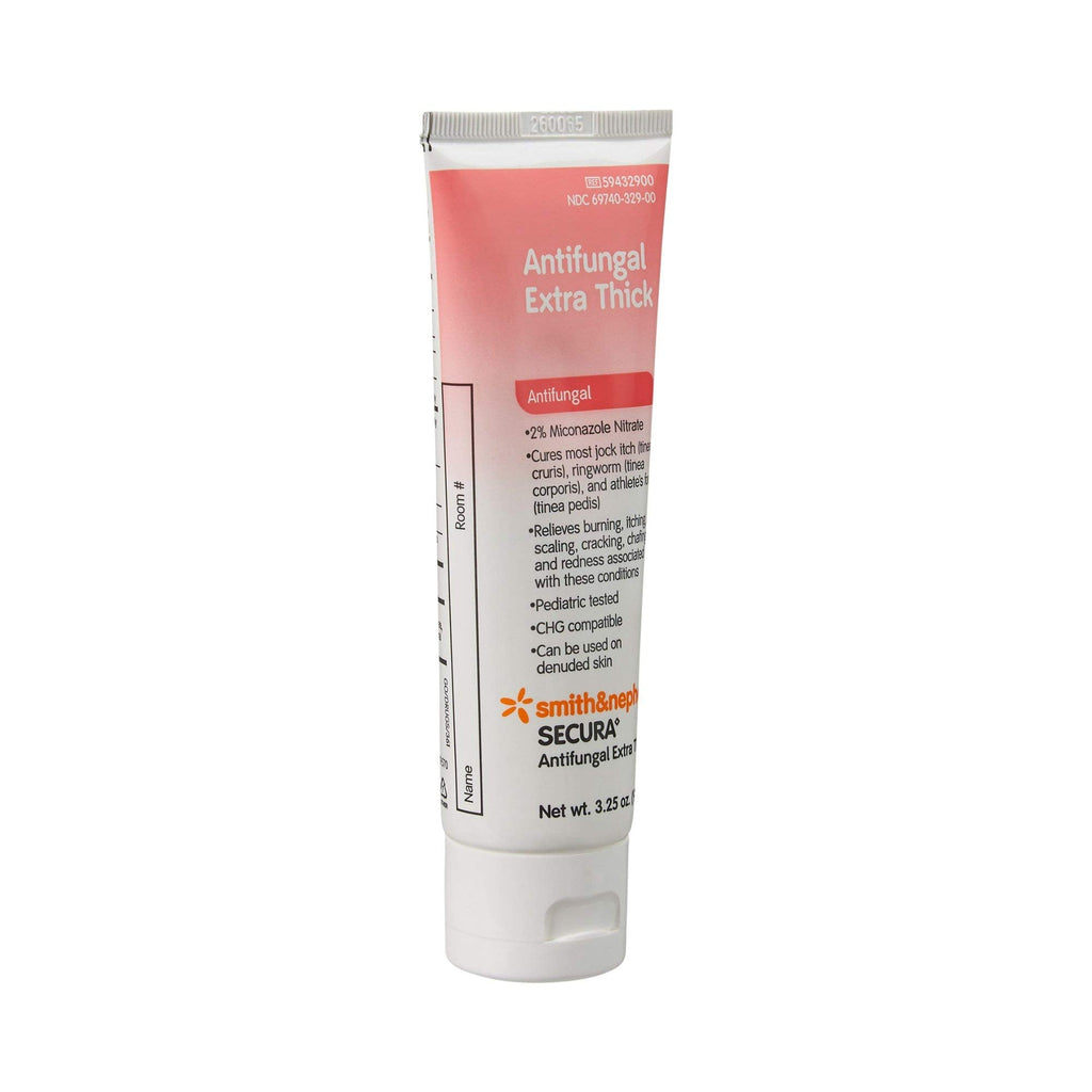Smith & Nephew Secura 2% Miconazole Nitrate Cream Antifungal 3.25 oz Tube