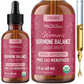 SMNutrition Hormone Balance Liquid Drops | Vegan Herbal Tincture for Menopause & PMS Relief | 2 oz