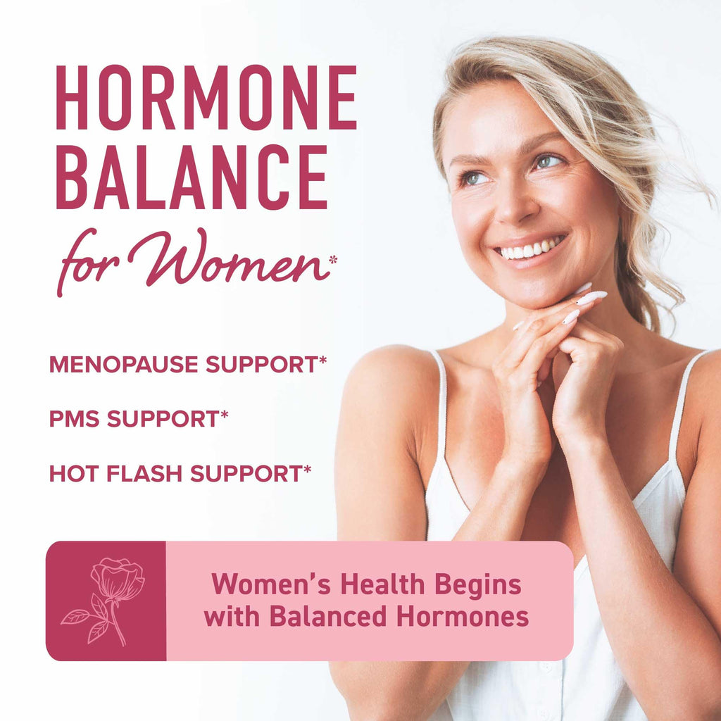 SMNutrition Hormone Balance Liquid Drops | Vegan Herbal Tincture for Menopause & PMS Relief | 2 oz