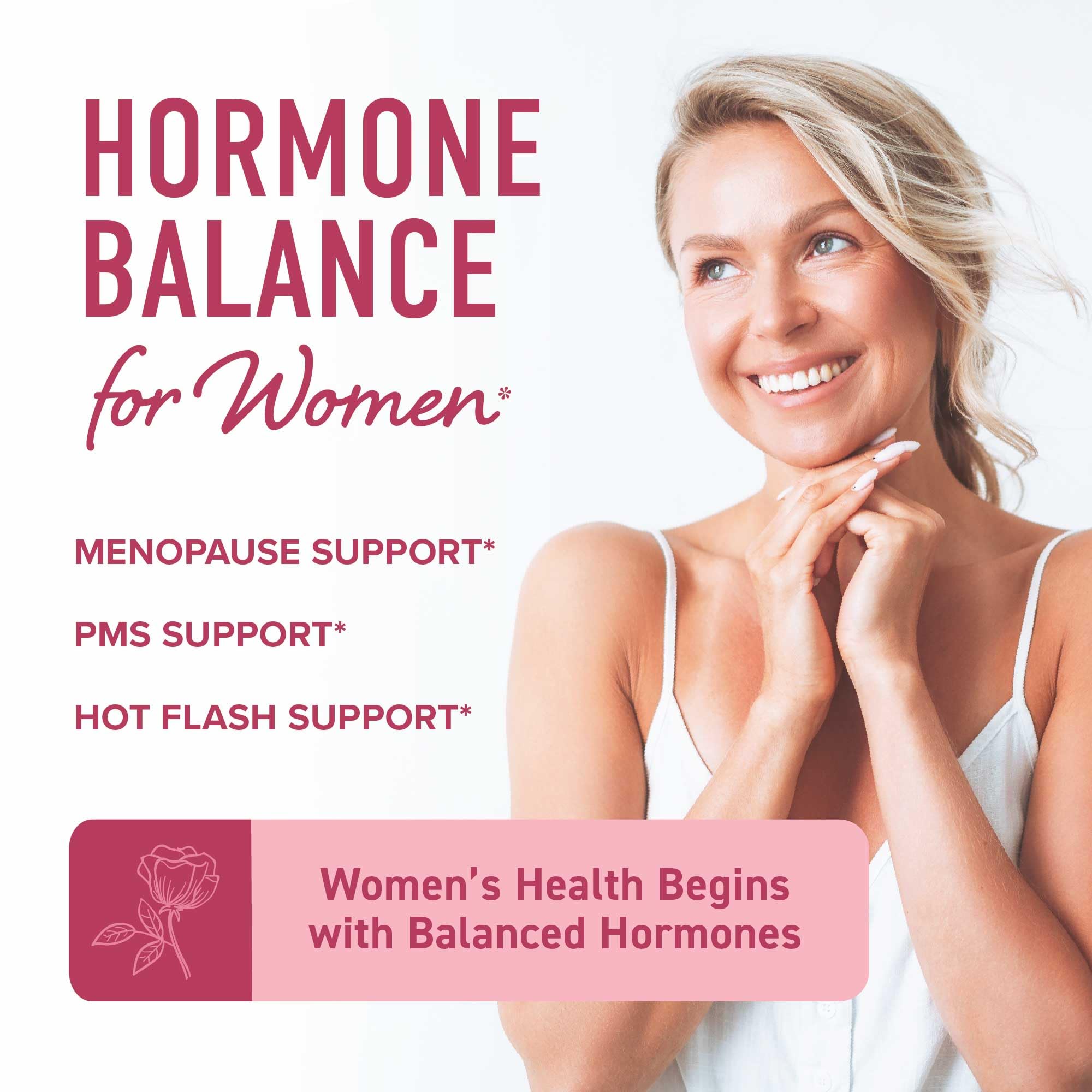 SMNutrition Hormone Balance Liquid Drops | Vegan Herbal Tincture for Menopause & PMS Relief | 2 oz