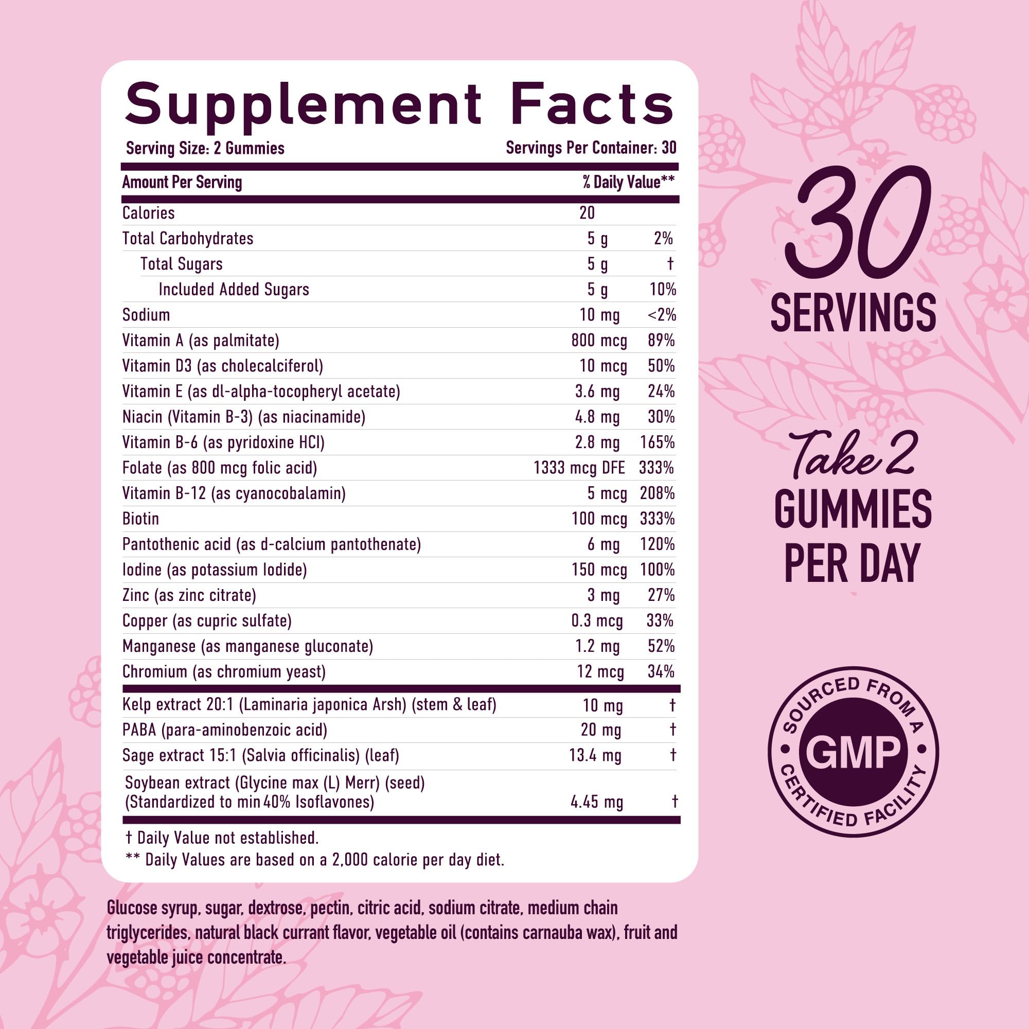 Menopause Support Gummies | Hormone Balance Relief for Hot Flashes & Mood | SMNutrition