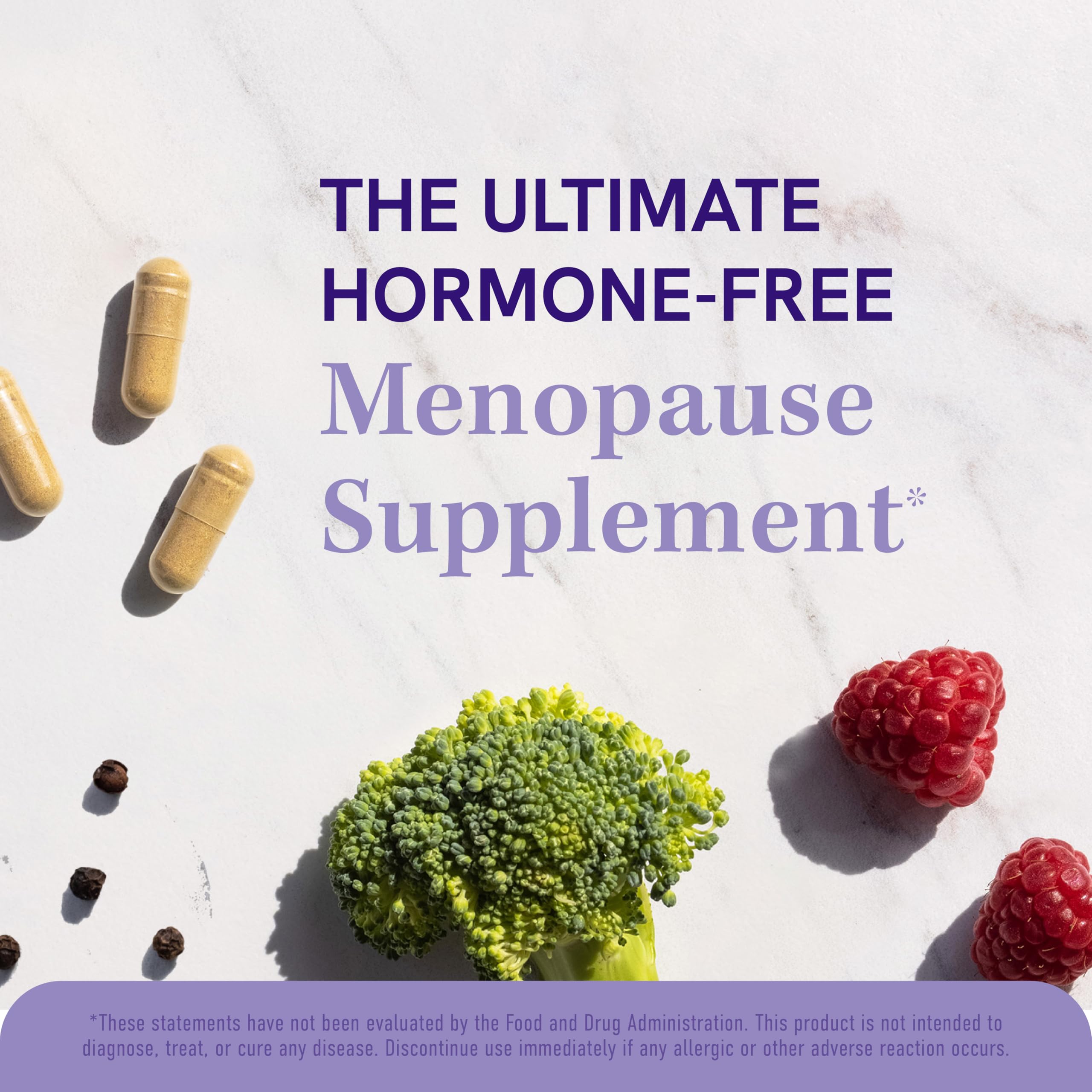 SMNutrition Menopause Support Complex — Hormone Balance for Hot Flashes & Night Sweats (60 Ct)