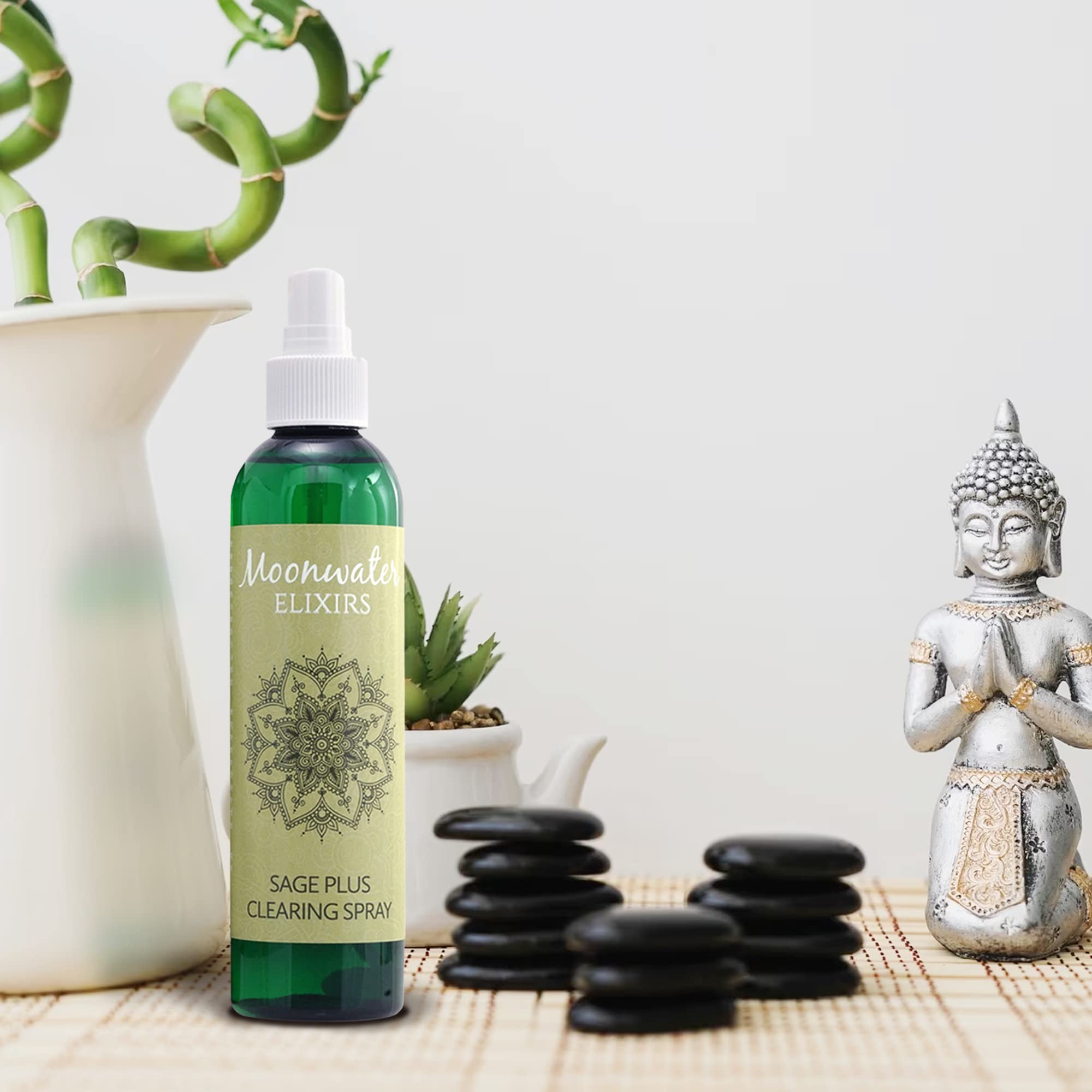 White Sage Smudge Spray – Reiki-Charged Aura Protection & Spiritual Cleansing | 2x4oz
