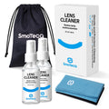 SmoTecQ Glasses Cleaner Kit – Alcohol-Free Spray & Microfiber Cloths