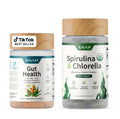 Snap Supplements Gut Health Bundle – Probiotic, Digestive Enzymes & Greens (50+120 Veg Capsules)