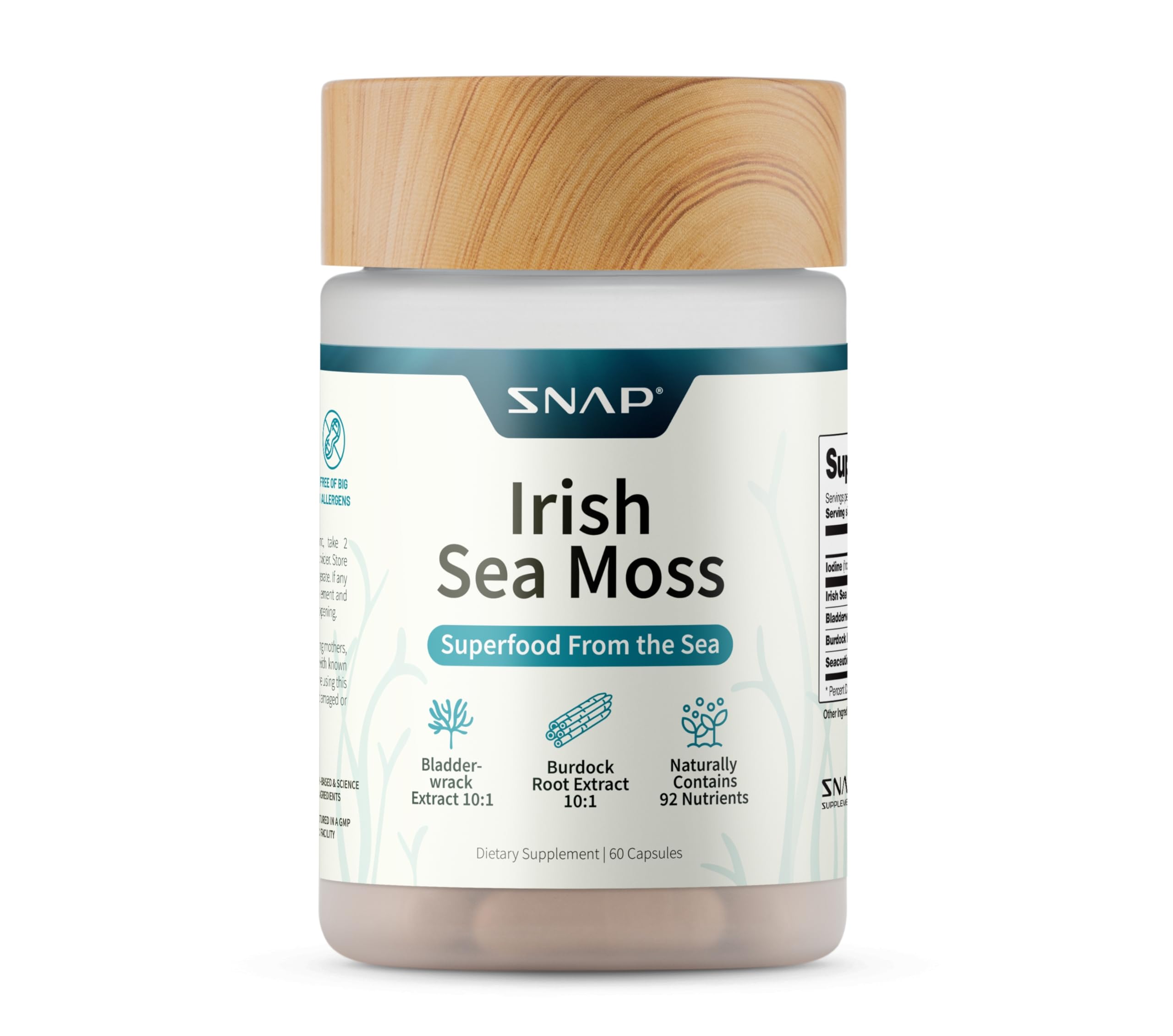 Irish Sea Moss with Bladderwrack & Iodine – Immune & Skin Support