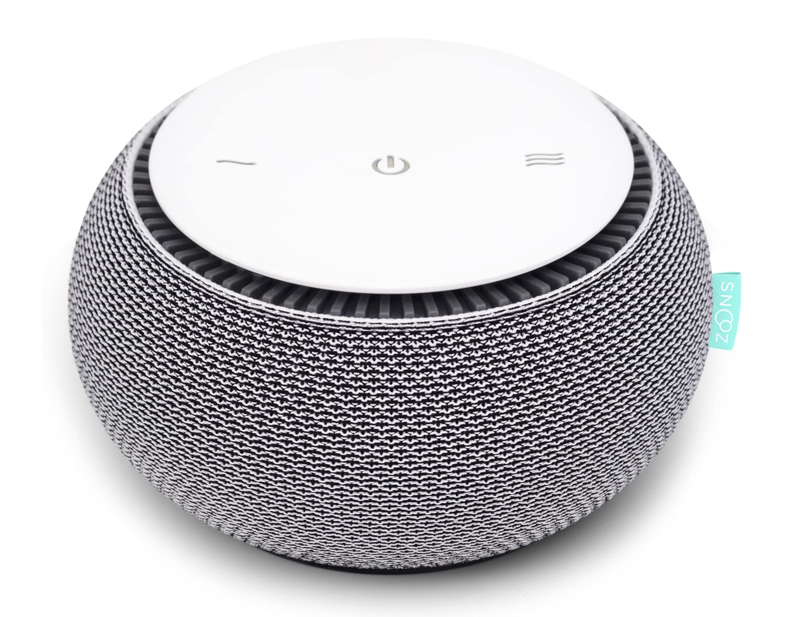 SNOOZ Smart White Noise Machine — Real Fan Inside, Non-Looping Sleep Aid