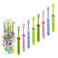 SNOWROSE 8 Pcs Kids Toothbrushes - Soft Bristles for 2–12 Years Old - Multicolor Baby Toothbrush Pack