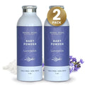 SoCal Suds & Company Natural Baby Powder Talc-Free with Lavender – Arrowroot & Kaolin, 4oz, 2-Pack