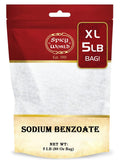 Spicy World Sodium Benzoate 5 LB (80 Oz) – 99% USP/FCC Grade, Additive & Preservative