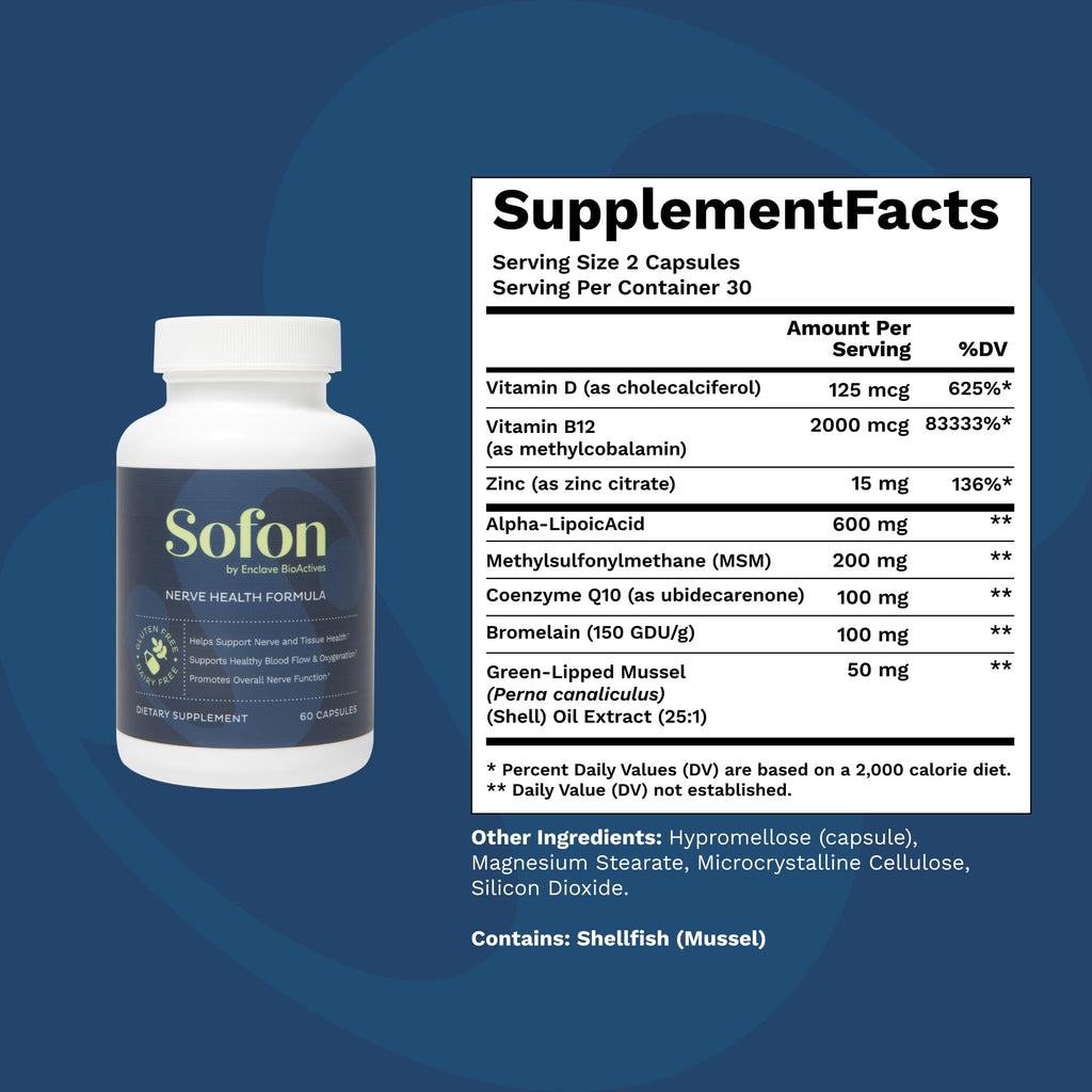 Sofon Nerve Support Supplement 2 Pack — Neuropathy & Foot Comfort