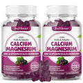 SoftBear Calcium Magnesium Zinc Gummies – Sugar-Free Elderberry Flavor, 120 Count | Bone Health & Immune Support