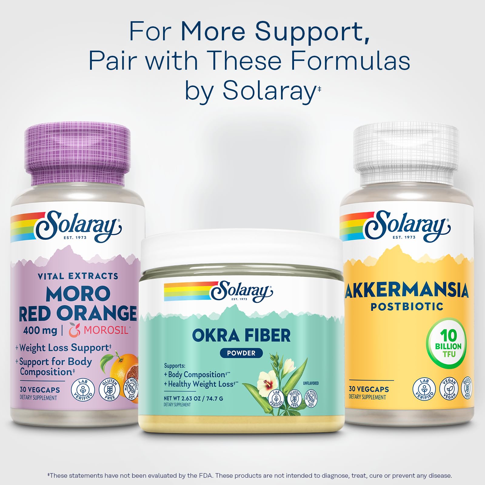 Solaray Akkermansia Postbiotic Akk11 – 10B TFU for Gut Health | Vegan & GF