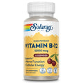 SOLARAY High Potency Vitamin B12 Lozenges 5000mcg – Methylcobalamin (Methyl B12), Vegan, Gluten Free
