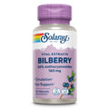 SOLARAY Bilberry Extract 160 mg – Eye Health & Circulation Support | 36% Anthocyanosides | Vegan