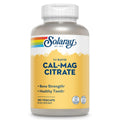 Solaray Calcium Magnesium Citrate 1:1 Ratio - Bones, Teeth, Muscle & Nerve Support | 180 VegCaps