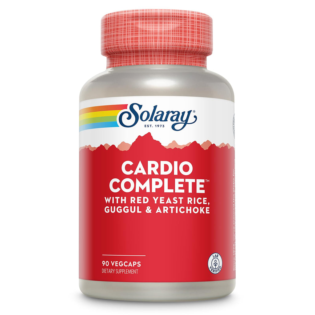 SOLARAY Cardio Complete – Red Yeast Rice, Guggul & Artichoke Extracts | Lab Verified