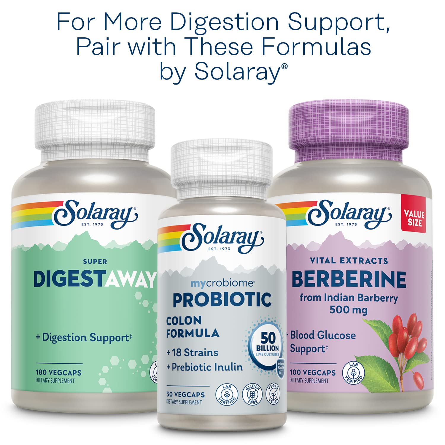 SOLARAY Cayenne Pepper 40,000 HU – Digestion Support, Lab Verified