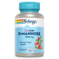 SOLARAY D-Mannose 1000mg with CranActin Cranberry Extract - Vegan Urinary Tract Support + Vitamin C