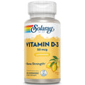 SOLARAY Vitamin D3 Lozenges 50 mcg (2000 IU) – Bone & Immune Support