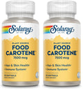 SOLARAY Food Carotene 25000IU Beta Carotene | Healthy Skin & Eyes, Immune Support | 50ct (Pack of 2)