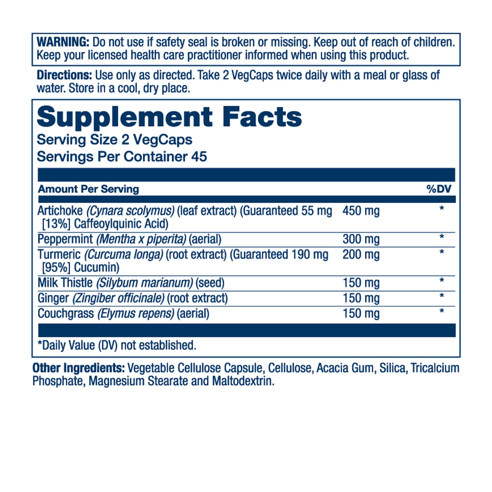 SOLARAY Gallbladder Support Formula | Healthy Gallbladder & Liver Support | 30 Servings | 90 VegCaps