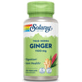 SOLARAY Ginger Root 1100mg | Healthy Digestion, Joints & Motion Support | Whole Root, Non-GMO & Vegan | 100 VegCaps