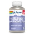 SOLARAY Glucosamine Chondroitin Hyaluronic Acid Joint Support with Vitamin C | Lab Verified, 60-Serving, 180 VegCaps