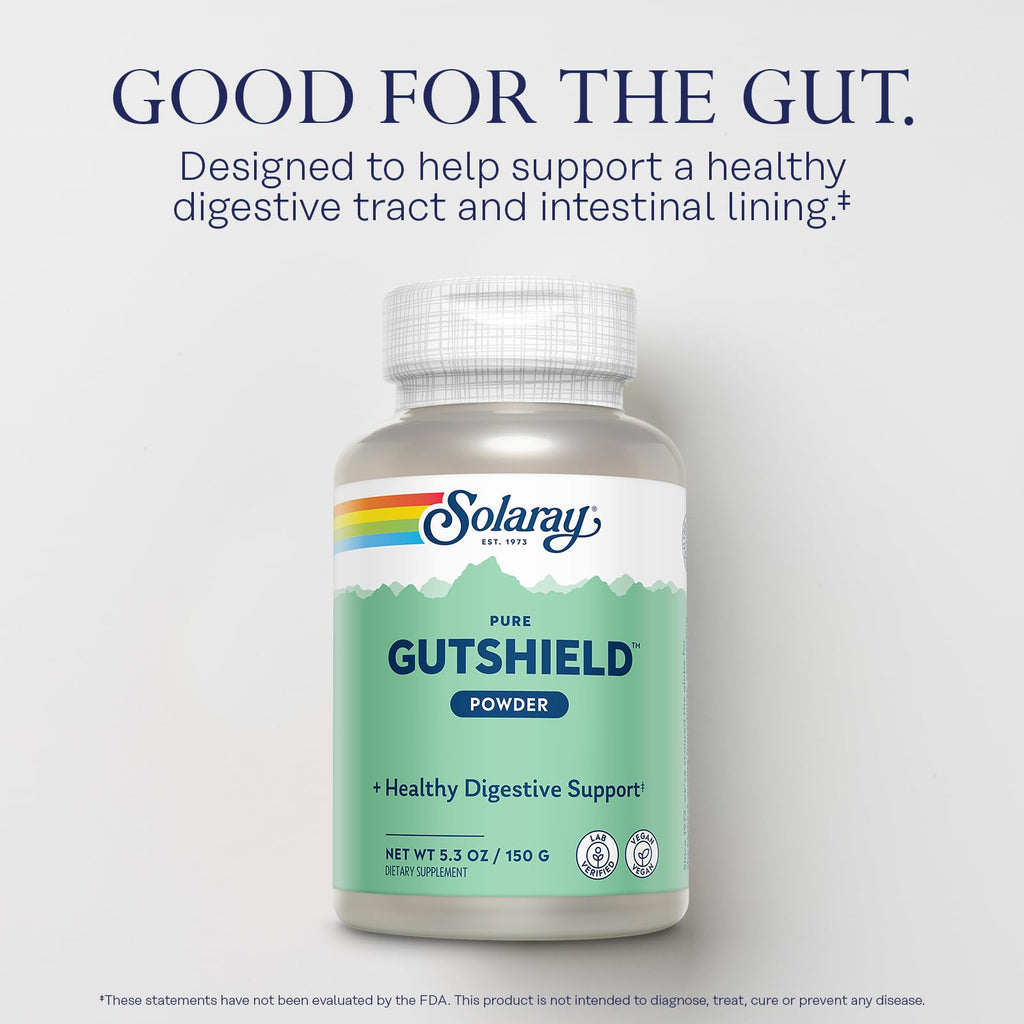 SOLARAY Gutshield Powder 150 Gram - Gut Health & Immune Support
