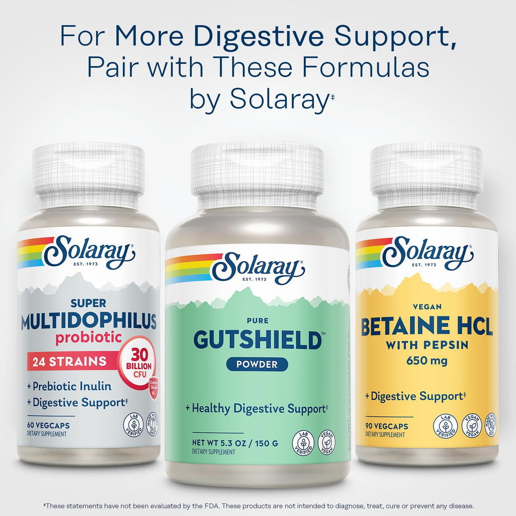 SOLARAY Gutshield Powder 150 Gram - Gut Health & Immune Support