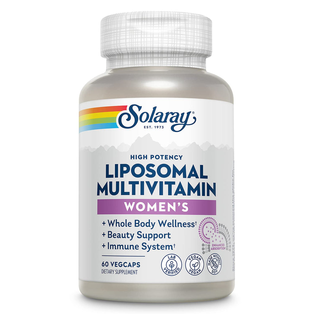 SOLARAY Liposomal Multivitamin for Women – Enhanced Absorption, High Potency, 30 Servings | Vegan