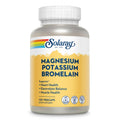 Solaray Magnesium & Potassium Asporotates with Bromelain – Bone & Muscle Support, Vegan, 60 Servings, 120 VegCaps