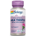 SOLARAY Milk Thistle Seed Extract 350 mg – 80% Silymarin | Vegan Liver Support | 60-Day Guarantee | 30 Servings