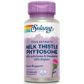 SOLARAY Milk Thistle Phytosome with Artichoke, Dandelion & Ginger – 15% Silybin Liver Support, 60-Day Guarantee | 30 Servings