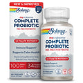 SOLARAY Mycrobiome Complete Probiotic Ultimate Potency – 100B CFU, 34 Strains, 60 VegCaps, Vegan