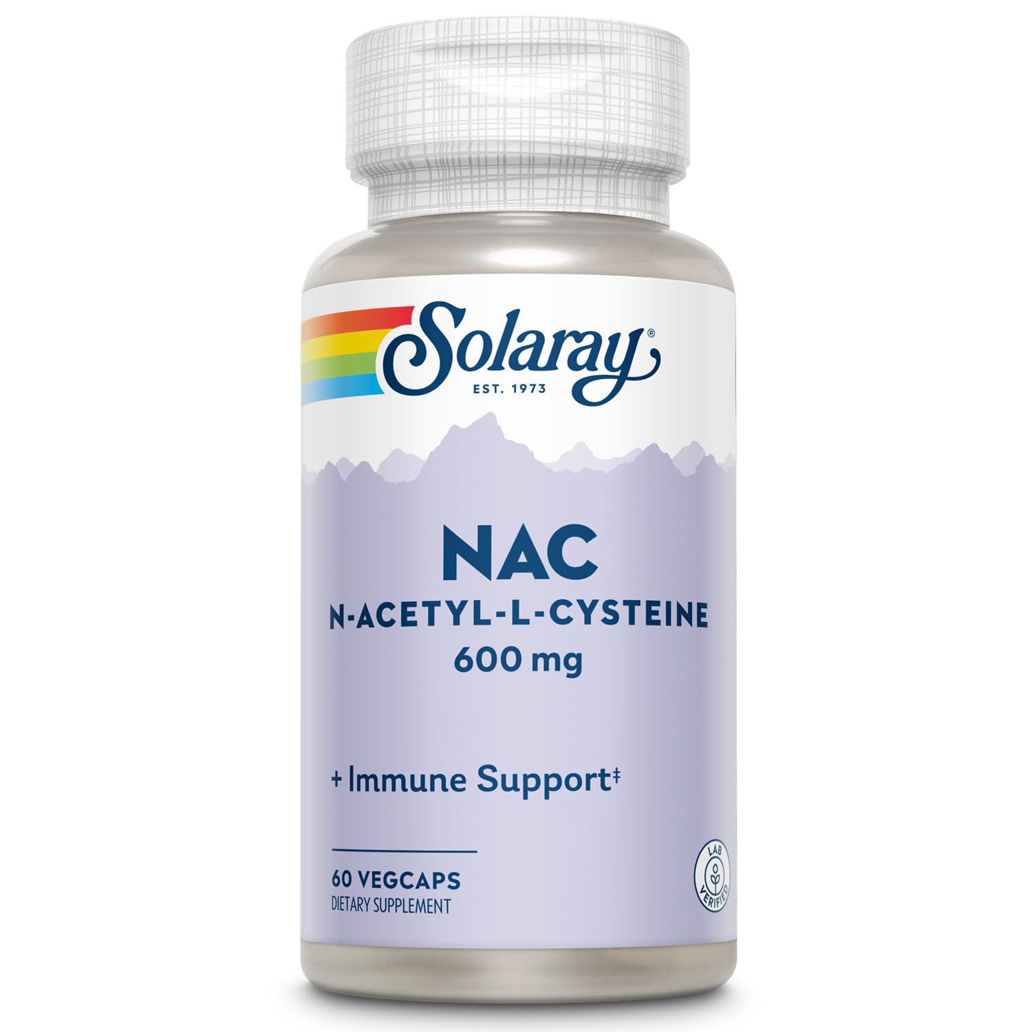 SOLARAY NAC 600 mg – N-Acetyl Cysteine for Immune Support