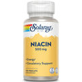 SOLARAY Niacin 500 mg Vitamin B3 | Skin Health, Nervous System & Circulation Support | 100 Count