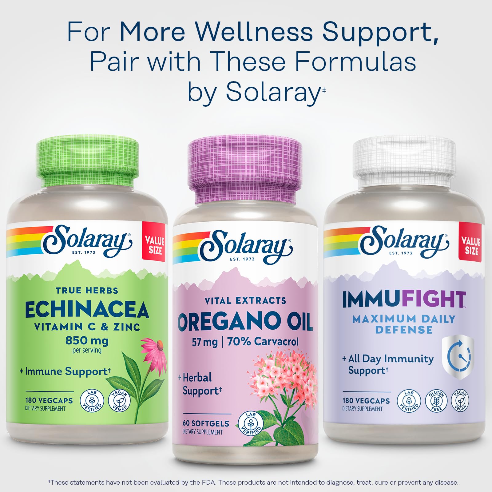 SOLARAY Oregano Oil 57 mg Softgels – Oil of Oregano with 70% Carvacrol