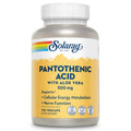 Solaray Pantothenic Acid 500mg – Vitamin B5 Supplement (B-Complex) | Vegan & Gluten Free