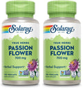 Solaray Passion Flower 700 mg Whole Aerial – 2-Pack, Vegan, Non-GMO, Lab Verified