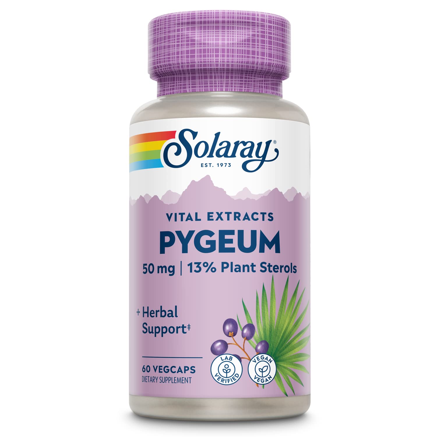 SOLARAY Pygeum Bark Extract 50mg – Prostate Health Support