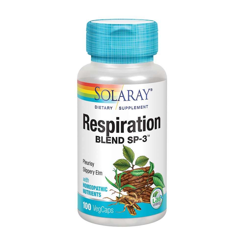 SOLARAY Respiration Blend SP-3 - Herbal + Cell Salt Nutrients - Non-GMO, Vegan