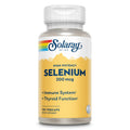Solaray Selenium 200 mcg High Potency - 100 VegCaps | Immune, Thyroid & Antioxidant Support