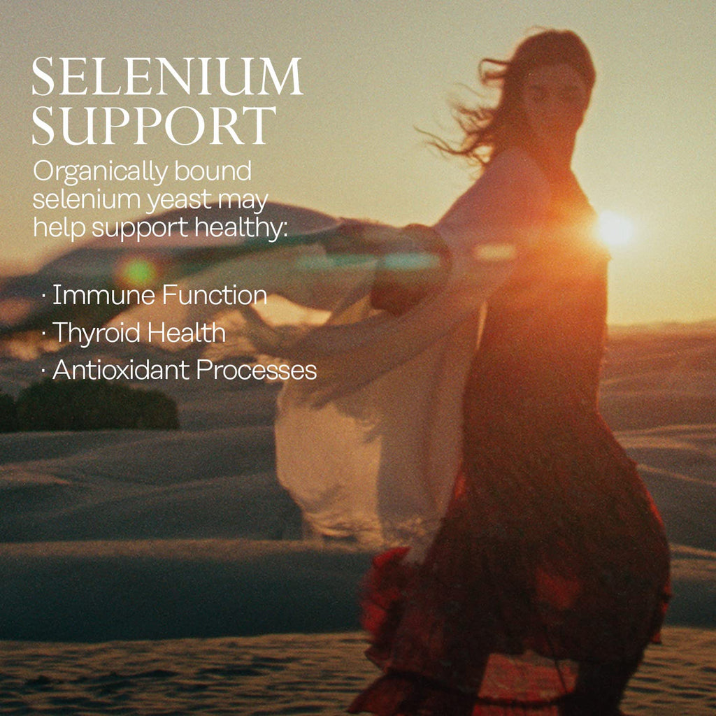 Solaray Selenium 200 mcg High Potency - 100 VegCaps | Immune, Thyroid & Antioxidant Support