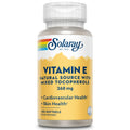 SOLARAY Vitamin E d-Alpha Tocopherol 268mg (400 IU) – Heart & Skin Health, 100ct