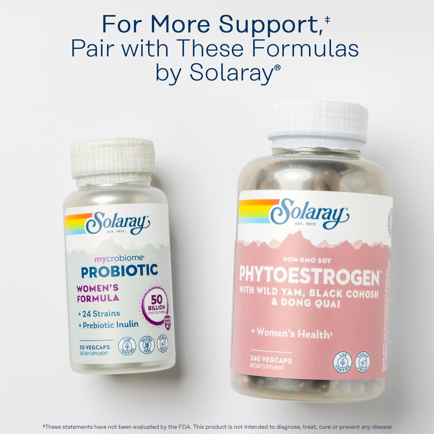 SOLARAY Vitex Berry Extract 225 mg – Chasteberry Supplement for Women | Hormone Balance, Vegan, Lab Verified | 60 Servings