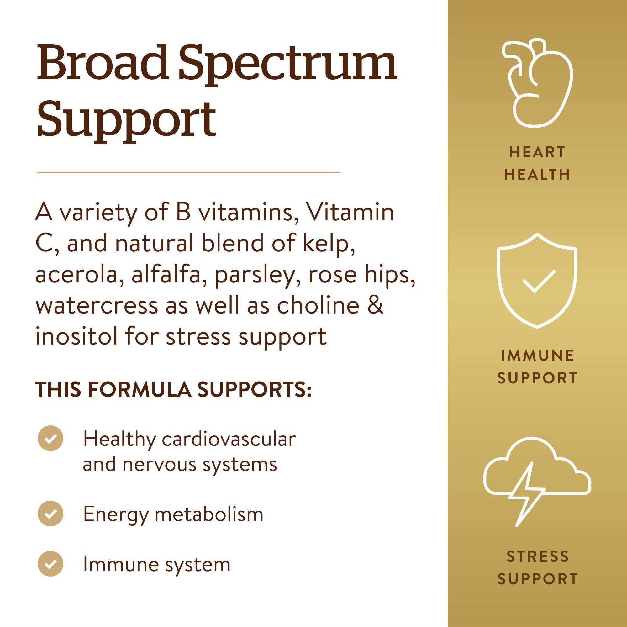 Solgar B-Complex with Vitamin C Stress Formula - 250 Tablets | Energy Metabolism, Nervous System & Immune Support
