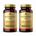 Solgar B-Complex 100 — 200 Total Servings (2x100 Veggie Capsules) for Energy Metabolism, Nervous System & Cardiovascular Support | Non-GMO, Vegan, Gluten Free