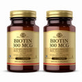 Solgar Biotin 300 mcg – 200 Servings (2x100) | Skin, Nails & Hair Support | Non-GMO, Vegan, Gluten Free, Dairy Free, Kosher